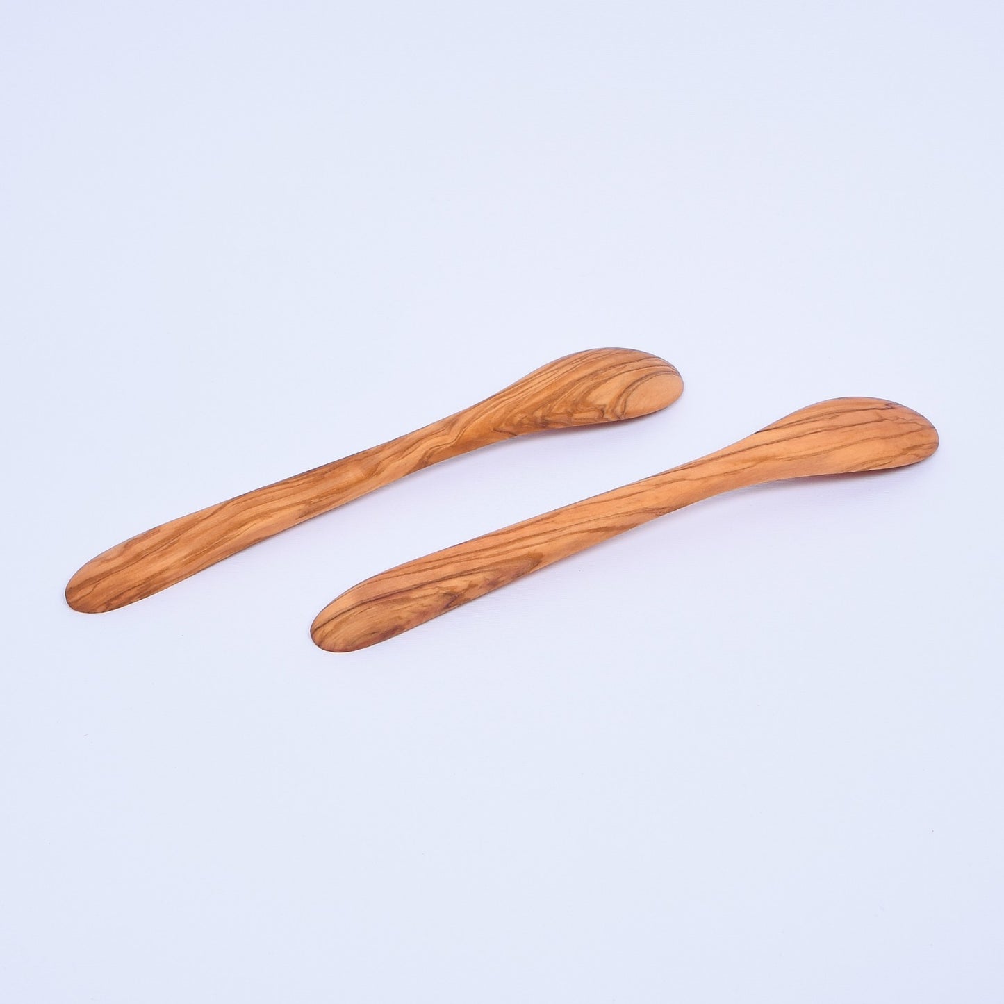 Olive Wood Stirring / Tasting Spoons (set of two) - AKwood - Handmade Utensils