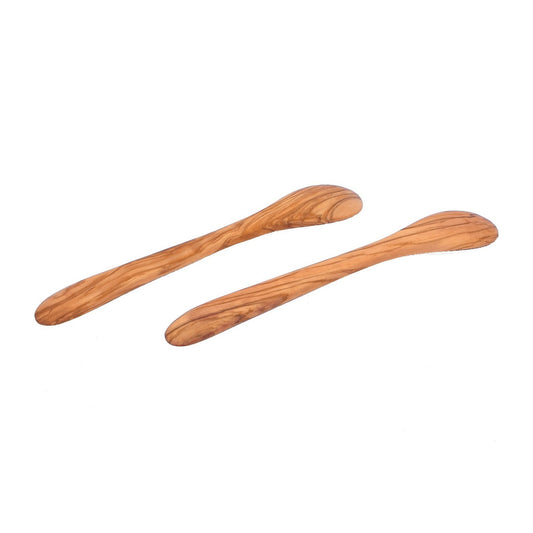 Olive Wood Stirring / Tasting Spoons (set of two) - AKwood - Handmade Utensils