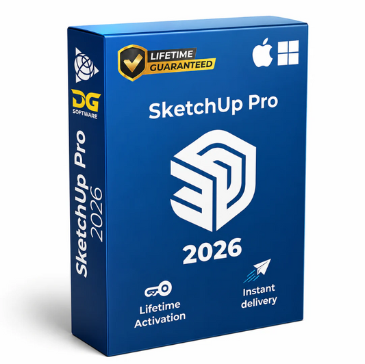 SketchUp Pro 2026 – Professional 3D Modeling & CAD Design Software for Windows & Mac | Instant Download