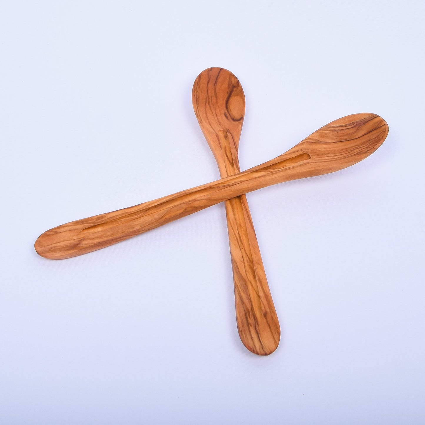 Olive Wood Stirring / Tasting Spoons (set of two) - AKwood - Handmade Utensils