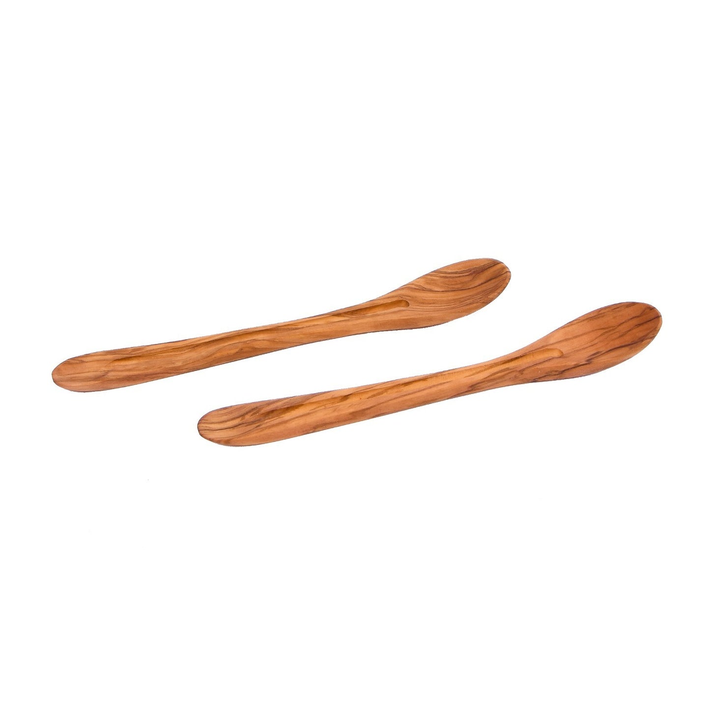 Olive Wood Stirring / Tasting Spoons (set of two) - AKwood - Handmade Utensils