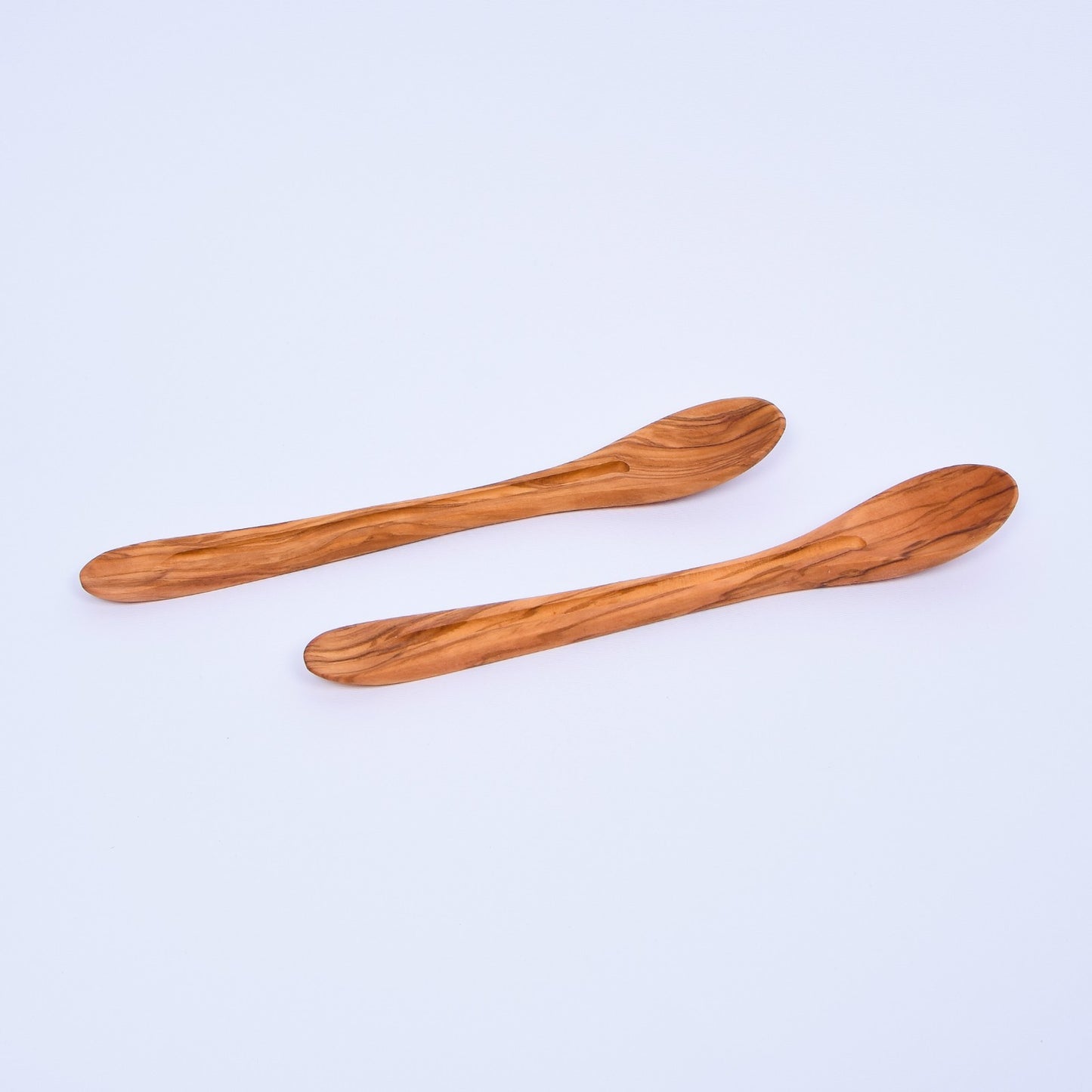 Olive Wood Stirring / Tasting Spoons (set of two) - AKwood - Handmade Utensils